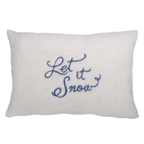 XMAS LET IT SNOW  ДЕКОРАТИВНА ВЪЗГЛАВНИЦА 40/60СМ