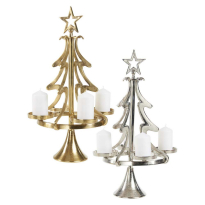 TOUCH OF GOLD КОЛЕДЕН СВЕЩНИК 33.5/55/13 CM АСОРТИ