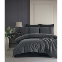 NIENNA СПАЛЕН КОМПЛЕКТ ПАМУК РАНФОРС С БРОДЕРИЯ 4 ЧАСТИ