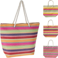 MULTICOLOR ПЛАЖНА ЧАНТА 48/15/38 СМ АСОРТИ