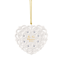 CHRISTMAS CLASSICS КОЛЕДНА ВИСУЛКА ЗА ЕЛХА - СЪРЦЕ 10.5/9.5 СМ