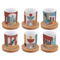 ILLUSION BAMBOO СЕТ ЗА ЕСПРЕСО 12 ЧАСТИ