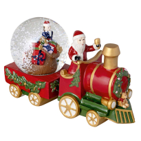 CHRISTMAS TOYS КОЛЕДНО ПРЕСПАПИЕ ДЯДО КОЛЕДА НА ВЛАК 22/8.5/12.5 СМ