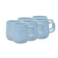 COLORI BLU СЕТ ЧАШИ ЗА ТОПЛИ НАПИТКИ 6 БР 400МЛ