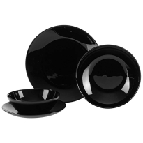 TUNIS BLACK ROUND КОМБИНИРАН СЕРВИЗ 16 ЧАСТИ