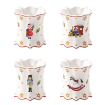 XMAS TOY'S DELIGHT СЕТ ПРЪСТЕНИ ЗА САЛФЕТКИ 4 БР