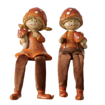 AUTUMN TAMY СТАТУЕТКА СЕДЯЩО ДЕТЕ ГЪБКА 7.5/6.2/17 СМ АСОРТИ