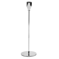 СВЕЩНИК 8/27 СМ СРЕБРИСТ