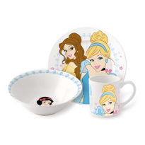 PRINCESSES ДЕТСКИ СЕТ ЗА ХРАНЕНЕ 3 ЧАСТИ