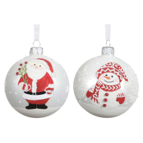 КОЛЕДНА ТОПКА 8 СМ АСОРТИ