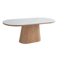 ОВАЛНА ТРАПЕЗНА МАСA ЛАРА 200/90/77 СМ