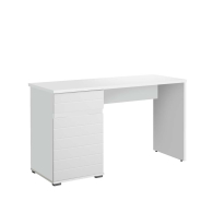 БЯЛО БЮРО С 1 ВРАТА И 1 ЧЕКМЕДЖЕ ЕЛАН 130/50/75 СМ