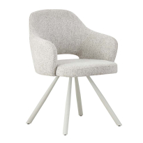 БЕЖОВ ТРАПЕЗЕН СТОЛ ФЛАВИЯ С ПОДЛАКЪТНИЦИ И ВЪРТЯЩ МЕХАНИЗЪМ  57.5/60.5/83