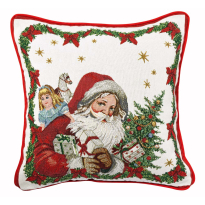 TOY'S FANTASY SANTA КОЛЕДНА ДЕКОРАТИВНА ВЪЗГЛАВНИЦА 45X45 СМ