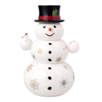CHRISTMAS TOYS MEMORY КОЛЕДЕН БУРКАН ЗА БИСКВИТИ СНЕЖЕН ЧОВЕК 20.5/18/31 СМ