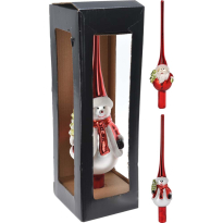 КОЛЕДЕН ВРЪХ ЗА ЕЛХА 25 СМ АСОРТИ