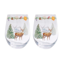 XMAS WHITE FOREST СЕТ 2БР ЧАШИ 500МЛ