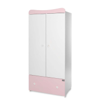 EXCLUSIVE ГАРДЕРОБ БЯЛО/ORCHID PINK 80/57/178 СМ