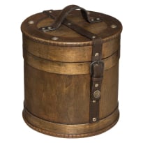 S BRUCE ДЪРВЕНА ДЕКО КУТИЯ МАЛКА 21/21/20 СМ