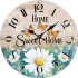SWEET HOME СТЕНЕН ЧАСОВНИК С БЕЗШУМЕН МЕХАНИЗЪМ 34 СМ