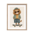 SKATER КАРТИНА С РАМКА 30/40 СМ