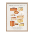 FROMAGES КАРТИНА С РАМКА 30/40 СМ